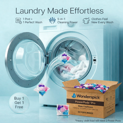 5-in-1 Washing Machine Laundry PowerPods Pro