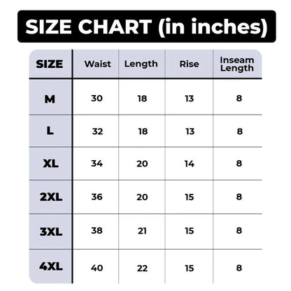 Men’s Premium High-Quality Stretchable Shorts | Pack of 4