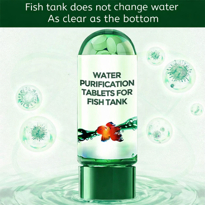 Aquarium Purifying Tablets – Safe for All Types of Fish | 1 to 4 tabs per tank