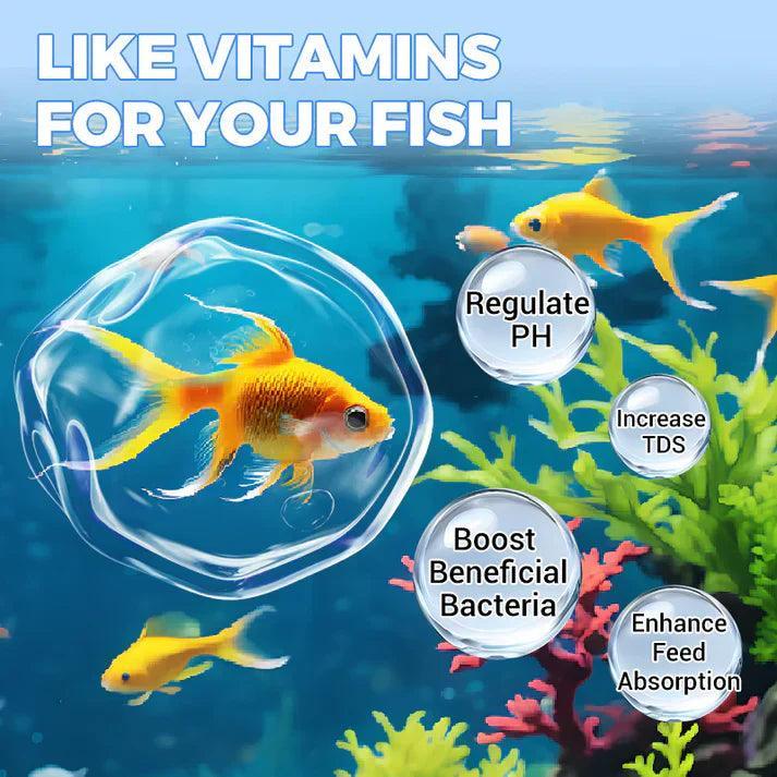 Aquarium Purifying Tablets – Safe for All Types of Fish | 1 to 4 tabs per tank