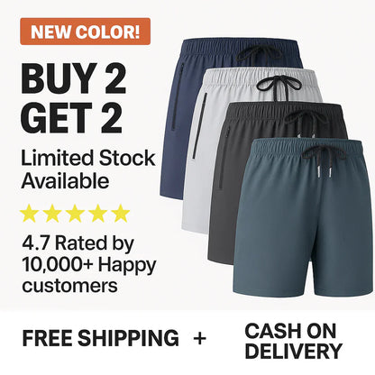 Men’s Premium High-Quality Stretchable Shorts | Pack of 4